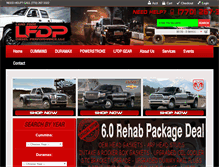 Tablet Screenshot of leadfootdiesel.com
